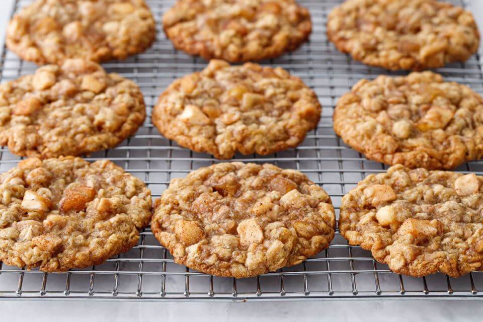 toffee apple oatmeal cookies FEAT 1200x800 1