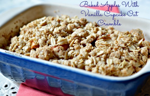 Baked Apples With Vanilla Cupcake Oat Crumble 1
