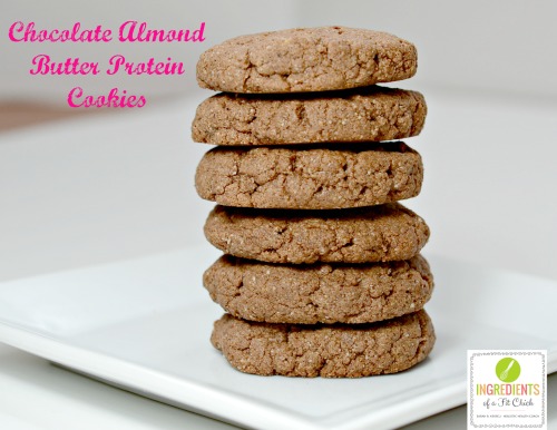 Chocolate Almond Butter Protein Cookies 1