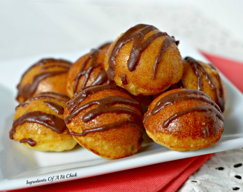 Chocolate Brownie Frosted Donut Holes 2