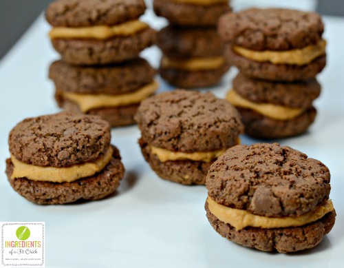 Chocolate PB Sandwich Cookies 4