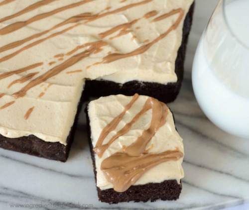 Chocolate Peanut Butter Protein Brownies 2