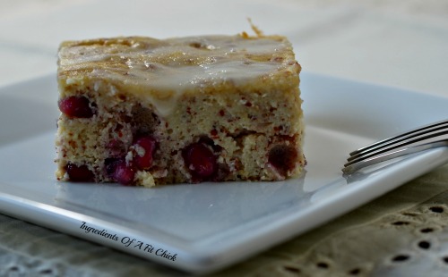 Coconut Pomegranate Breakfast Cake 2