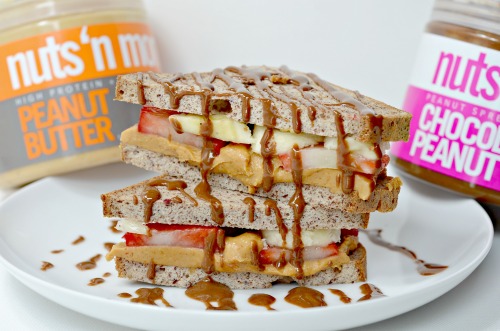 Double PB Banana Split Sandwich 1