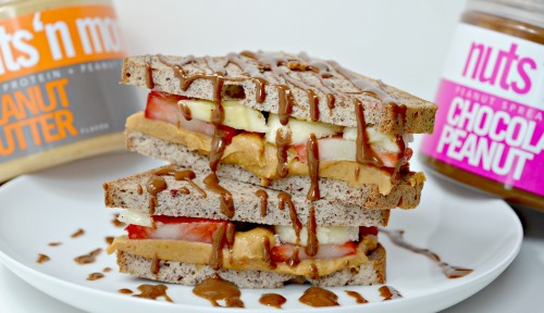 Double PB Banana Split Sandwich 2