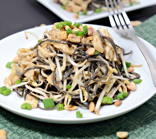 High Protein Chicken Peanut Noodles 3