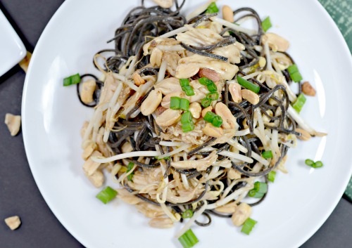 High Protein Chicken Peanut Noodles 5