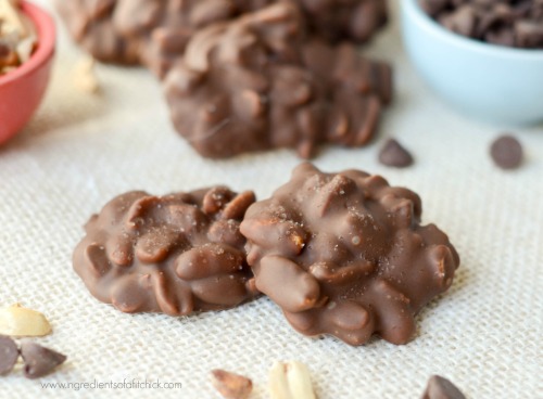 Salted Chocolate Peanut Clusters 2