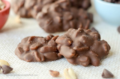 Salted Chocolate Peanut Clusters 3