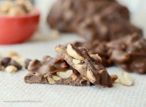 Salted Chocolate Peanut Clusters 5