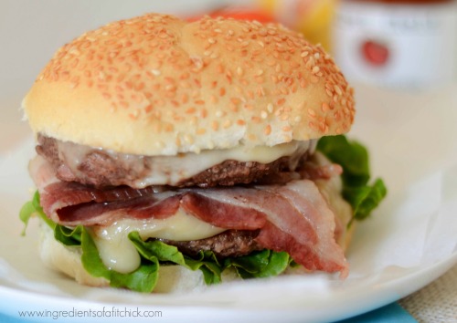 Smokehouse Double Bacon White Cheddar Burger-2