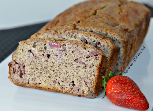 Strawberry Banana Yogurt Bread 2