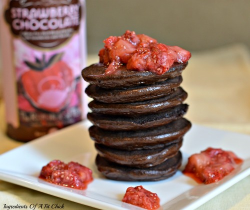 Strawberry Chocolate Tea Pancakes 5