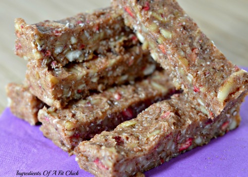 Strawberry Coconut Energy Bars 4