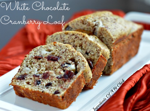 White Chocolate Cranberry Loaf 1