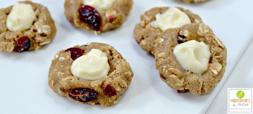 White Chocolate Sesame CranButter Thumbprints 2