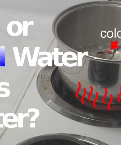 Does cold water boil faster