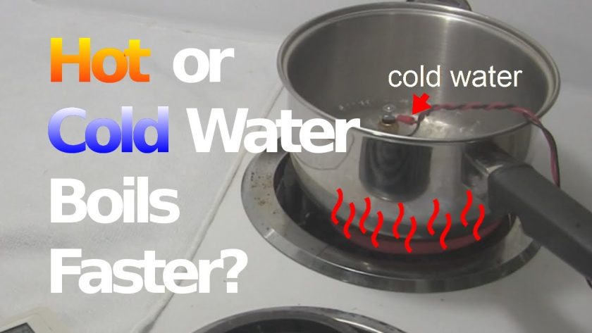 Does cold water boil faster