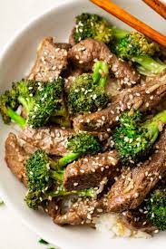 Beef with garlic sauce