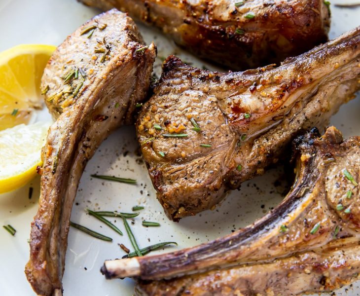Easy air fryer lamb chops in 13 minutes