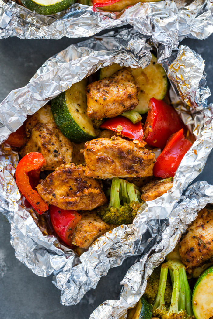Foil wrapped chicken thighs recipe