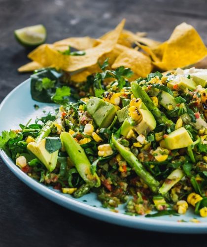 Charred corn salsa