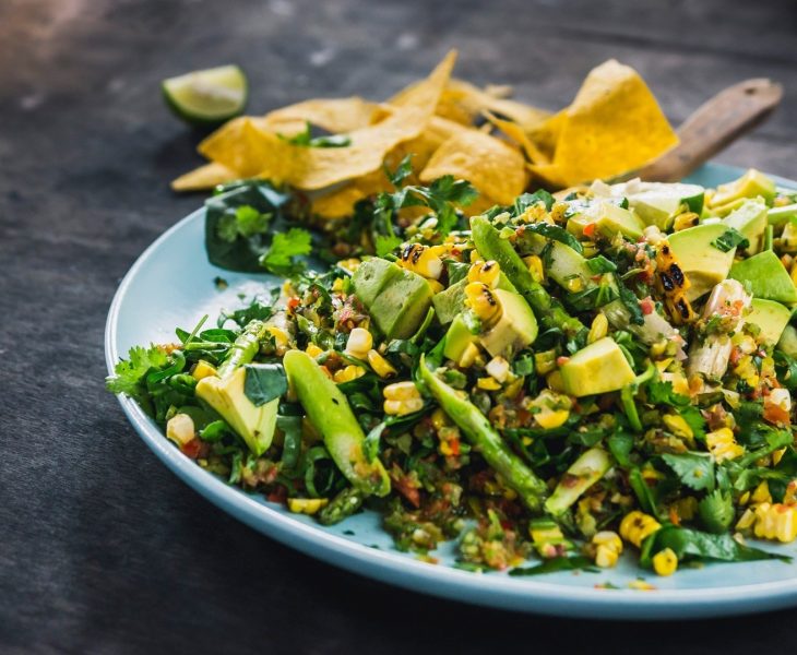 Charred corn salsa