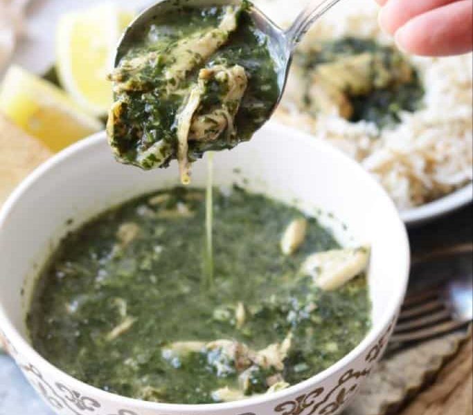 Delicious Recipe for Chicken Molokhia Soup with Frozen Mulukhiyah Chicken molokhia soup frozen mulukhiyah