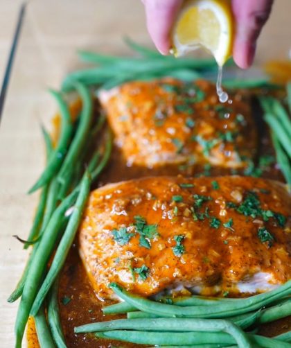 Cajun honey butter salmon