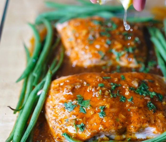 Cajun honey butter salmon