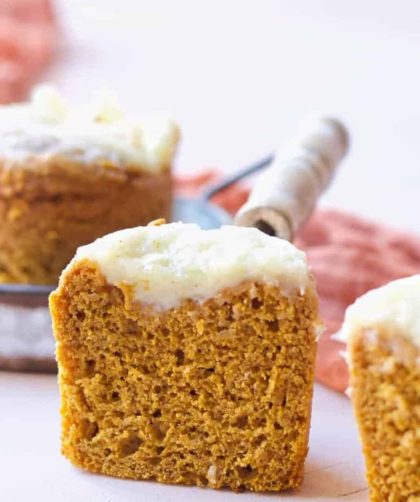 Copycat starbucks pumpkin cream cheese muffins with cake mix