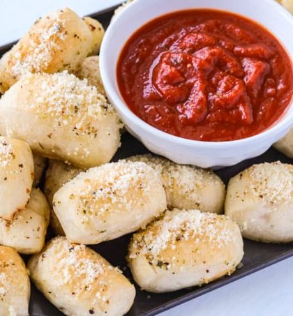 Copycat dominos parmesan bread bites