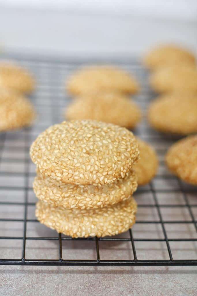 Baksam middle eastern sesame seed cookies