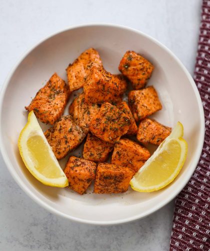 Air fryer salmon nuggets