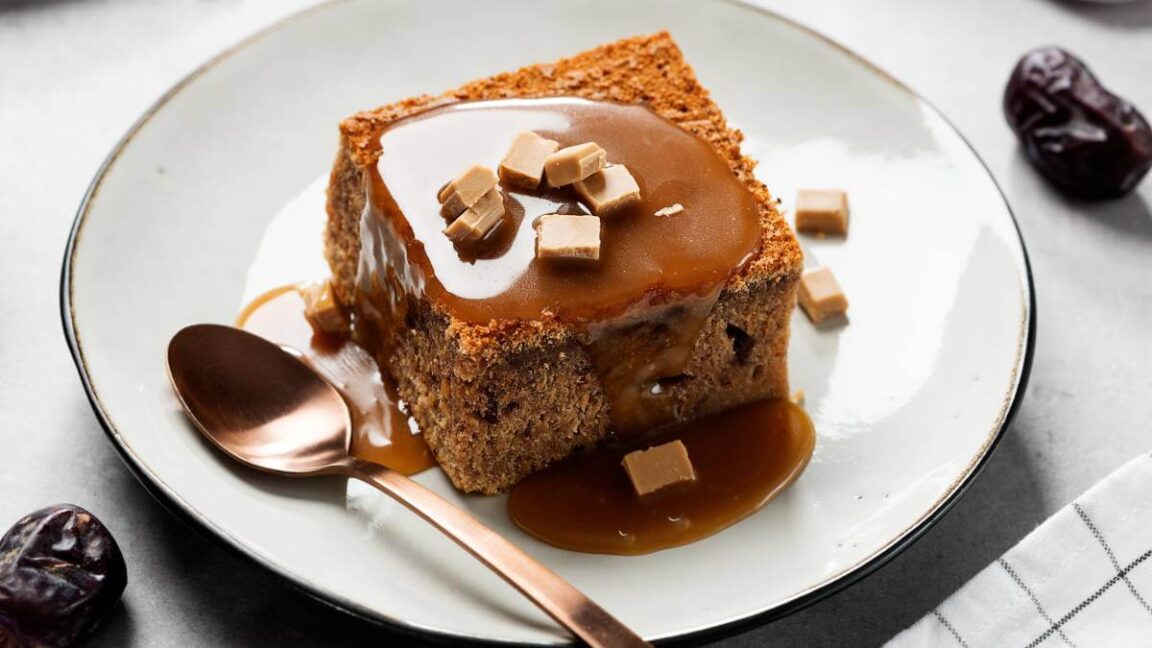 A Delicious and Irresistible Recipe for the Classic British Dessert - Sticky Toffee Pudding, Perfectly Moist and Sweet, with a Decadent Toffee Sauce Drizzled on Top, Guaranteed to Satisfy Your Cravings and Leave You Wanting More!