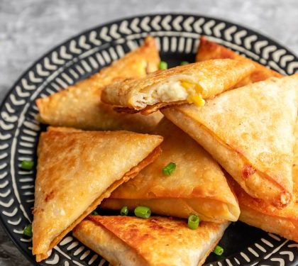 Cheese Lovers Samosas- Perfectly Flaky and Cheesy Samboosak for Cheese Enthusiasts!