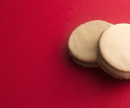 Inside out red velvet cookies