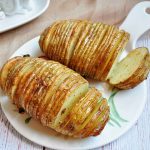 Air fryer hasselback potatoes