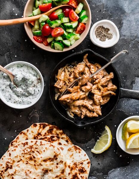 Perfect homemade ground beef gyro