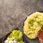 Mashed potatoes with boursin cheese