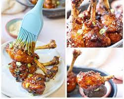 Air fryer sweet and sticky honey garlic chicken drumsticks