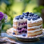 Lemon blueberry cake