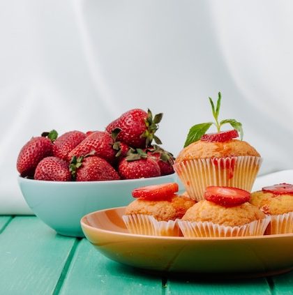 Strawberry cupcakes