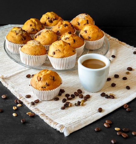 Bakery style chocolate chip muffins recipe