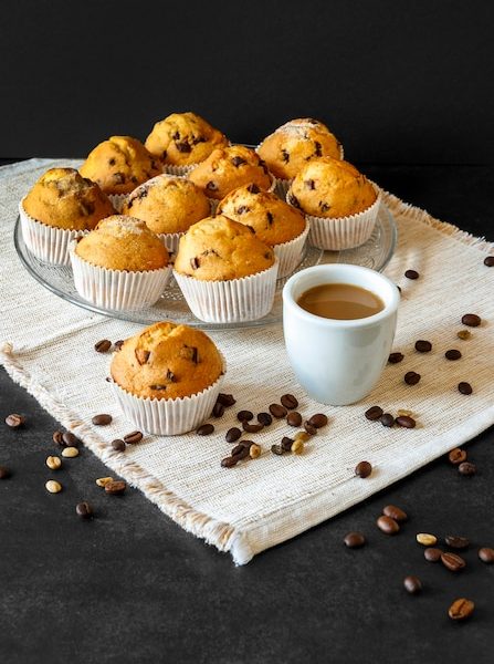 Bakery style chocolate chip muffins recipe