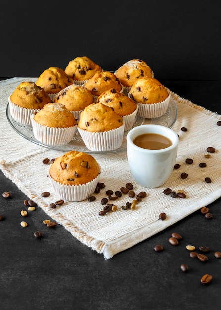 Bakery style chocolate chip muffins recipe