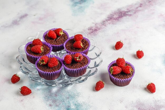 Lemon raspberry cupcakes