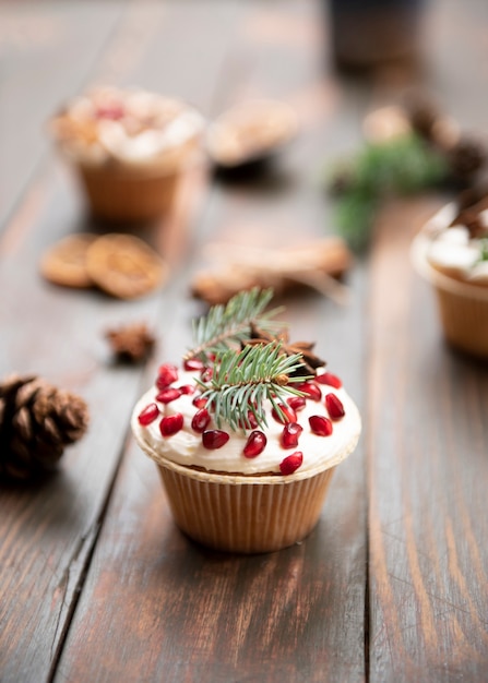 Gingerbread cupcakes