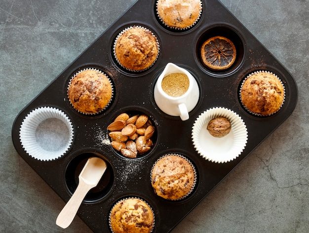 Chocolate chip cookie dough cupcakes