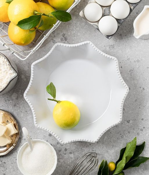 Lemon layer cake with cream cheese frosting
